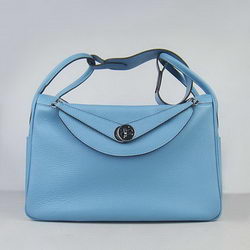 High Quality Replica Hermes Lindy 26CM Shoulder Bag Light Blue - Click Image to Close